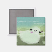 Gottes Schafmagnet Magnet (Vorderseite/Rückseite)