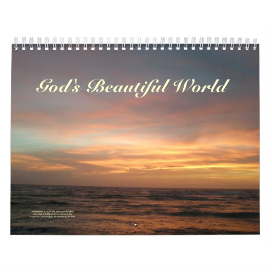 Gottes schöne Welt #1 Kalender (Titelbild)