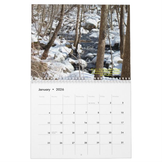 Gottes schöne Welt #1 Kalender (Jan 2026)