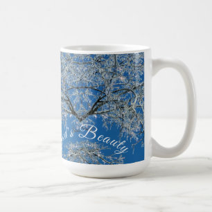 Gottes Schönheit in einem Winterwunderland Kaffeetasse