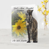 Gottes schönste Kreationen Karte (Gelbe Blume)