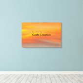 Gottes Schöpfung Leinwanddruck (Insitu (Holzboden))