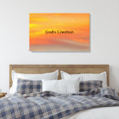 Gottes Schöpfung Leinwanddruck (Insitu (Schlafzimmer))