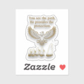 Gottes Schutz Aufkleber (Blatt)