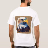 Gottes Schutzengel Kurzarm T-Shirt (Rückseite)