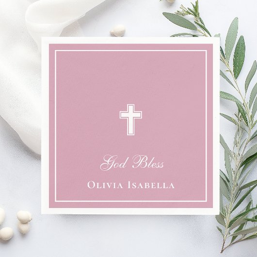 Gottes segensreiches Cross Girl Baptisse Serviette