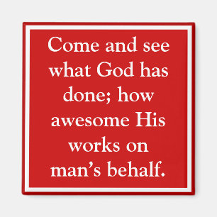 Gottes Segnungen an den Menschen sind phantastisch Magnet