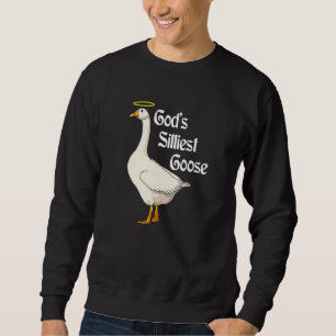 Gottes Silbereste Gänseente 2 Sweatshirt