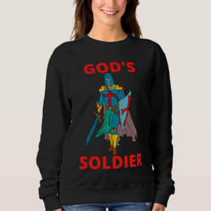 Gottes Soldat für Frauen Sweatshirt