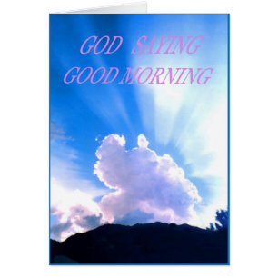 GOTTES SPRICHWORT GUT MORGEN