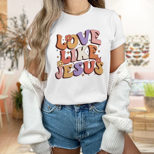 Gottes T-Shirt, Shirt, Liebe wie Jesus T-Shirt