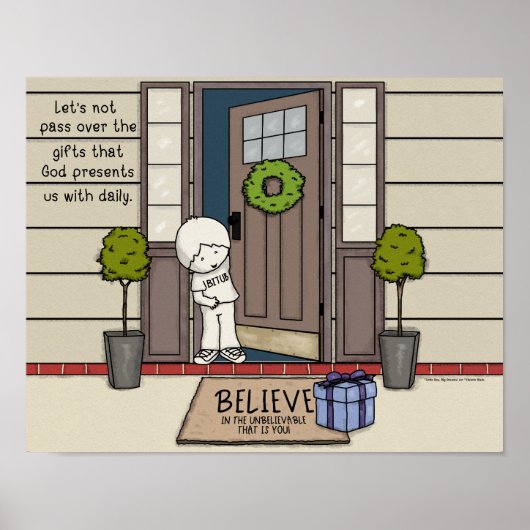 Gottes tägliches Geschenk Poster (Vorne)