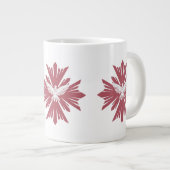 Gottes Taube des Friedens Jumbo-Tasse (Vorderseite Rechts)