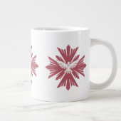 Gottes Taube des Friedens Jumbo-Tasse (Rechts)