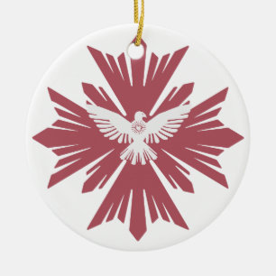 Gottes Taube des Friedens Keramik Ornament