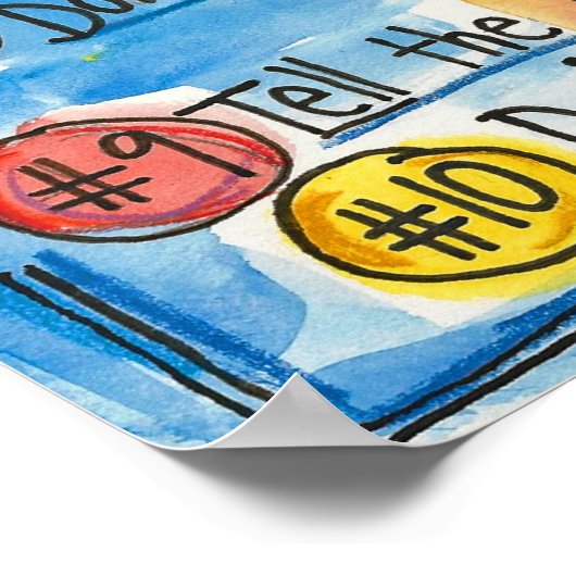 Gottes Top Ten Poster (Ecke)