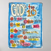 Gottes Top Ten Poster (Vorne)