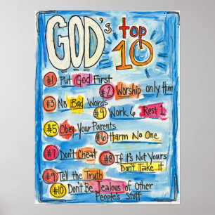 Gottes Top Ten Poster