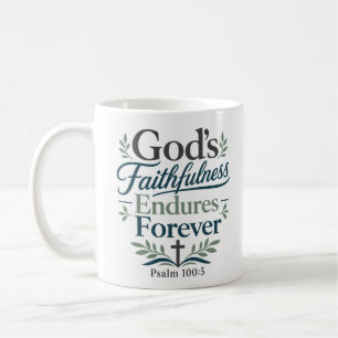 Gottes Treue währt ewig Biblische Wahrheit Kaffeetasse