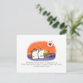 Gottes untrennbare Liebe Postkarte (Stehend Vorderseite)