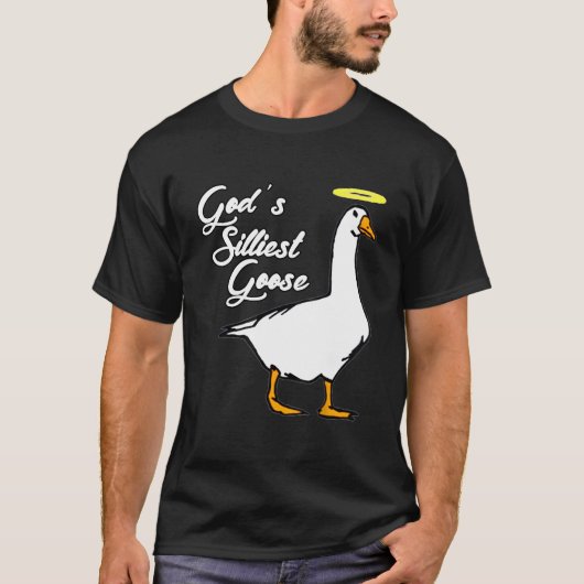Gottes verrückteste Gans-Fancy T-Shirt (Vorderseite)