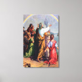 Gottes Versprechen an Noah Genesis 8 Leinwanddruck (Vorderseite)