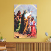 Gottes Versprechen an Noah Genesis 8 Leinwanddruck (Insitu (Wohnzimmer))
