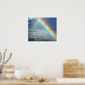 Gottes Versprechen Bibelposter Poster (Küche)