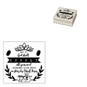 Gottes Versprechen für Deine Bedürfnisse - Phil. 4 Gummistempel (Stempel)