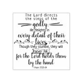 Gottes Versprechen für eure alle Bedürfnisse - Psa Gummistempel (Prägung)