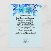 Gottes Versprechen für eure jeden Bedarf - Isa. 41 Postkarte (Vorderseite)