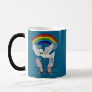 Gottes Versprechen Taube & Regenbogen Morphing Tas Verwandlungstasse