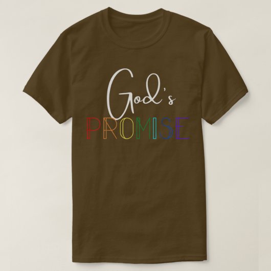 Gottes versprechender T - Shirt (Design vorne)