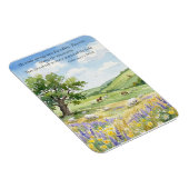 Gottes Vorsorge: Psalm 104:10-11 Magnet (Rechte Seite)