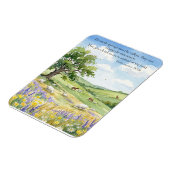 Gottes Vorsorge: Psalm 104:10-11 Magnet (Linke Seite)