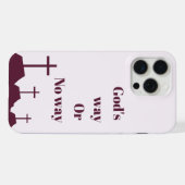 "Gottes Weg oder kein Weg"-Handyhülle iPhone Hülle (Rückseite (Horizontal))