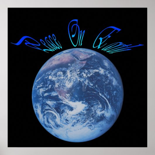 Gottes Weltfrieden Poster (Vorne)