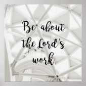 Gottes Werk - individuelles Fotoposter Poster (Vorne)