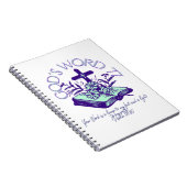 Gottes Wort 77 Psalm-Schrift Notizblock (Rechte Seite)