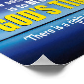 GOTTES ZEITgeheimnis Christlich Poster (Ecke)