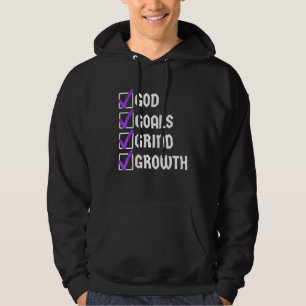 Gottes Ziele Wachstum Hoodie