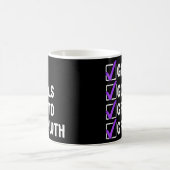 Gottes Ziele Wachstum Kaffeetasse (Mittel)