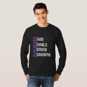 Gottes Ziele Wachstum T-Shirt (Vorne ganz)