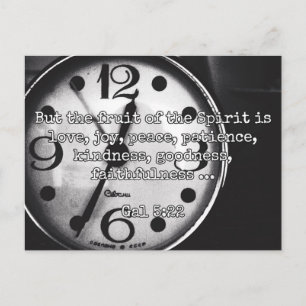 Gottes Zitate: Gal 5:22 — "Frucht des Geistes" Postkarte