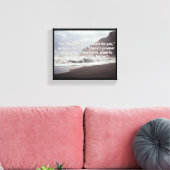 Gottes Zitate: Jer 29:11— "Gottes Plan für dich" Leinwanddruck (Insitu (Wohnzimmer))