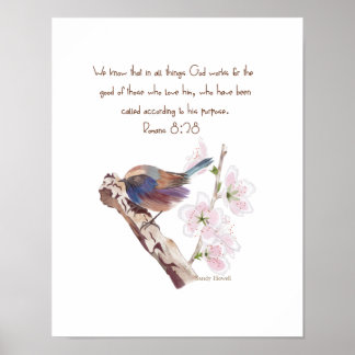 Gottes Zweckwand drucken Poster