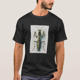 Gottesanbeterin Aquarellmalerei Insektenkunst  T-Shirt