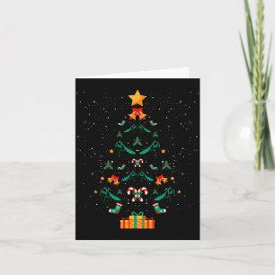 Gottesanbeterin Mantis Insekt Weihnachtsbaum Xmas Karte