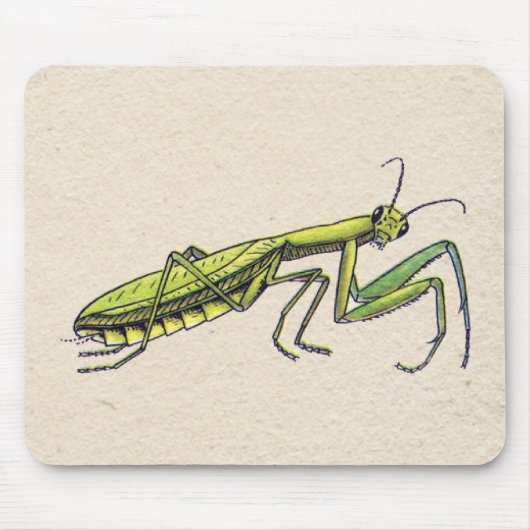 Gottesanbeterin Mousepad (Vorne)