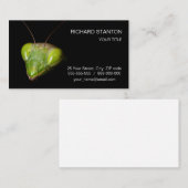 Gottesanbeterin Visitenkarte (Vorne/Hinten)